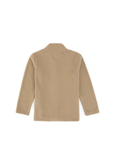 U.S. Polo Assn. Kız Çocuk Açık Haki Fermuarlı Polor Sweatshirt 50317875-VR183