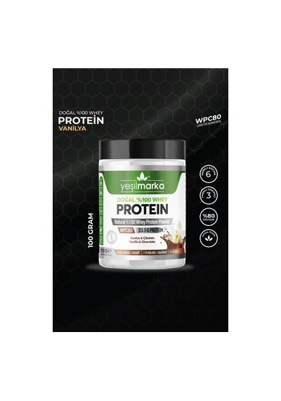Yeşil Marka Vanilya Kakao Protein Tozu 100 Gr