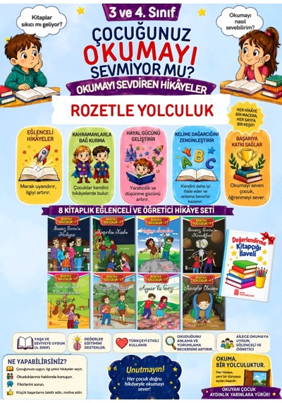 4. Sınıflara En Özel Okumayı Sevdiren Hikaye Seti 10'lu