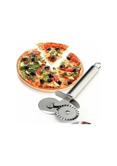 Çift Başlı Metal Pizza Kesici Ve Hamur Ruleti Diğer