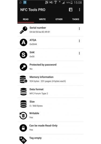 Ntag215 13.56Mhz İnce 504 Byte Sikke Ntag 215 Android&Uyumlu iOS Etiket