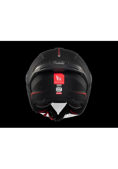 Mt Helmets Mt Cosmo Sv Çenesiz Gözlüklü Motosiklet Kaskı Mat Siyah