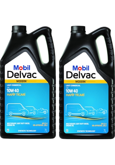 Mobil Delvac Modern LC 10W40 Hafif Ticari Motor Yağı 2 x 7 L Mobil Delvac Modern LC 10W40 Hafif Ticari Motor Yağı 2 x 7 L