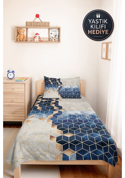 Mavi Geometrik Modern Genç Odası Tek Kişilik Pike Takımı-beyaz Gold 160x220 Cm Kapitone Yatak Örtüsü Lavantaımsı Kül Melodisi Mavi Geometrik Modern Genç Odası Tek Kişilik Pike Takımı-beyaz Gold 160x220 Cm Kapitone Yatak Örtüsü Lavantaımsı Kül Melodisi