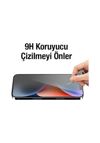 Ally İphone 14 Plus 6.7 3d Full Privacy Gizlilik Cam Ekran Koruyucu Anti-spy- 5775