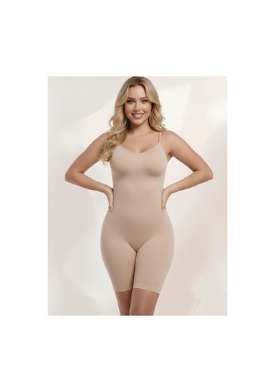 Mistirik Larix Model Extra Toparlayıcı Extra Sıkılaştırıcı Tam Boy Tulum Korse Ten Renk
