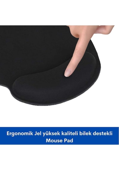 Ankanorm Mouse Pad Bilek Destekli Jel Mouse Pad,ergonomik Kaymaz Taban,oyun Ve Ofis İçin Fare Altlığı,suya Dayanıkl