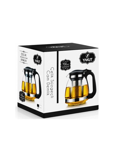 Cam Demlik 700ml Bx40 Renkli