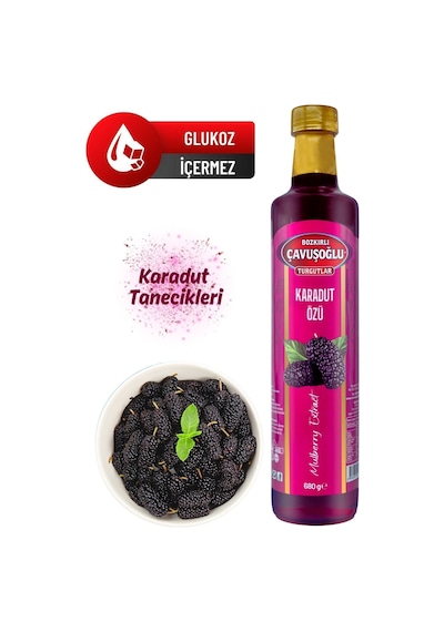 Doğal Ve Katkısız Karadut Özü 680g