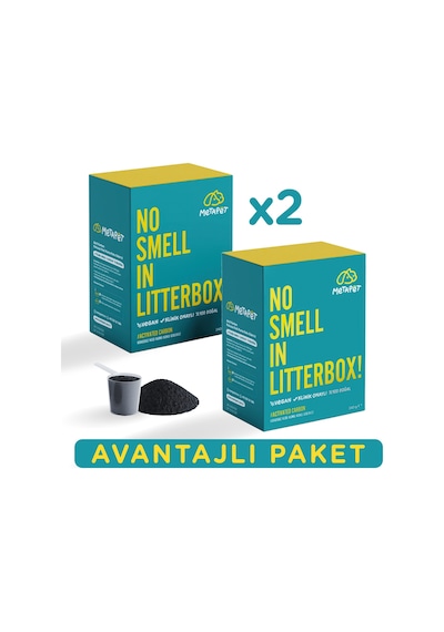 Metapet Avantaj Paket Kedi Kumu ve Tuvaleti Koku Giderici Önleyici Doğal Aktif Karbonlu 2 x 240 G