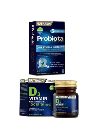 Probiota Advanced 60 Tablet-nutraxin Vitamin D3 120 Tablet