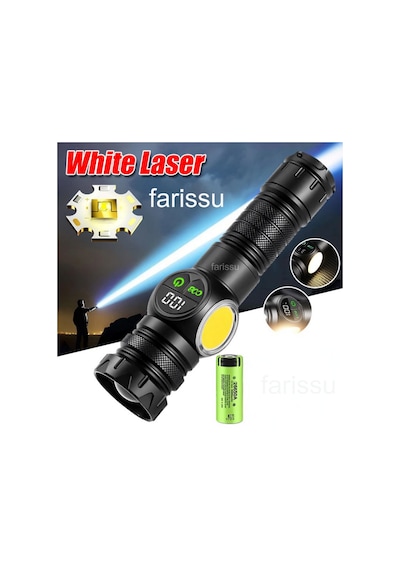Gold Orion Or-g280 Beyaz Lazer Taktik El Feneri Üstün Aydınlatma Teknolojisi Siyah