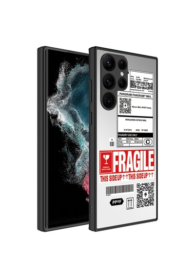 Samsung Galaxy Uyumlu S22 Ultra Kılıf Aynalı Desenli Kamera Korumalı Parlak Zore Mirror Kapak - Kalp