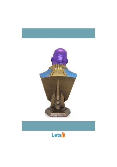 Marvel Thanos Büst 17x10 Cm Detaylı Ve Dayanıklı Figür 1 Adet