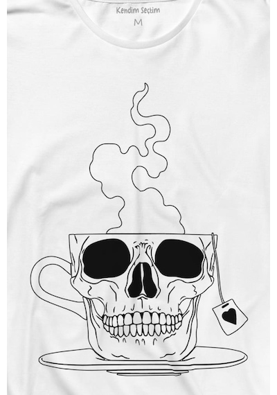 Kurukafa Kahve Çay Streetwear Uzun Kollu Tişört Baskılı T-shirt 001