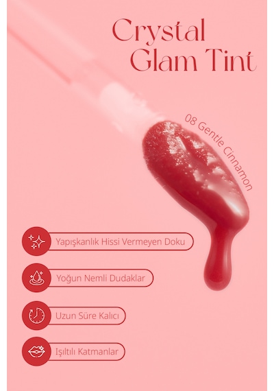 Clio Crystal Glam Tint 08 Gentle Cinnamon 08