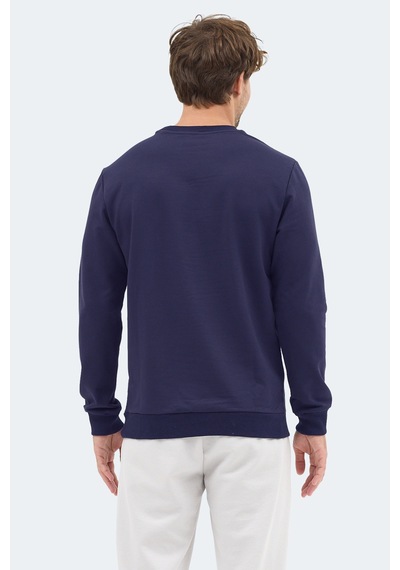 Slazenger Rubıo 2 Li Set Erkek Sweatshırt Siyah - Lacivert