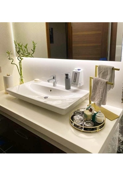 lyla concept Arya Tezgah Üzeri Havluluk Gold Altın