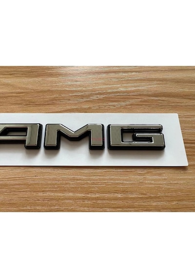 Amg Özel Tasarım Krom-piano Black Bagaj Yazısı 3m 3d Absmercedes C