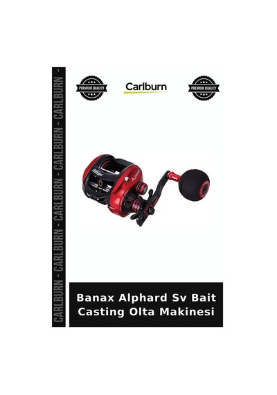 Delux Serisi Banax Alphard Sv Bait Casting Olta Makinesi Bütçe Tatlı Su Kullanım