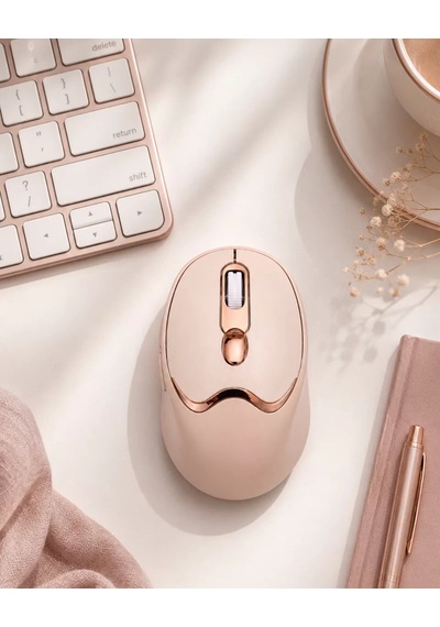 Northcity Bluetooth Ve 2.4g Destekli Sessiz Kablosuz Mouse Şarjlı Tasarım -