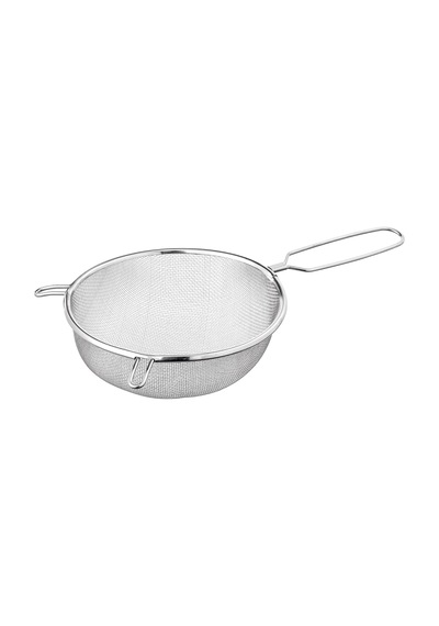 İdealisk 20 Cm Paslanmaz Çelik Metal Süzgeç Krom
