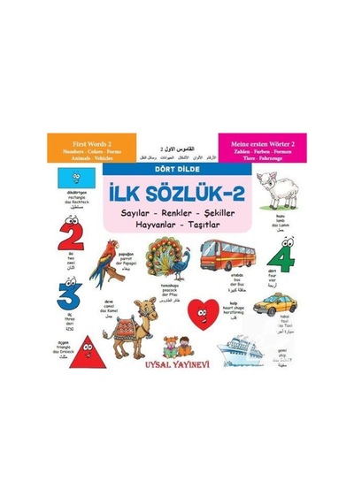 Ilk Sözlük 2 / Sayılar-Renkler-Şekiller-Hayvanlar-Taşıtlar / K