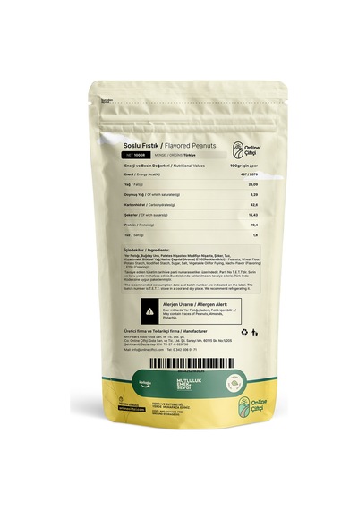 Online Çiftçi Soslu Yer Fıstığı 100 G