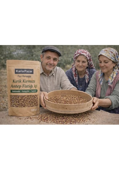 Kırık Kırmızı Antep Fıstığı Tatlılık Serpmelik 250 G 250 G