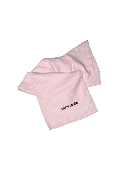Pierre Cardin Pembe Çok Amaçlı %100 Pamuklu Müslin Bebek Battaniyesi 303745 Pembe