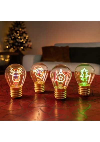Led Masa Işığı Çam Ağacı .