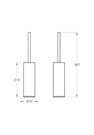 VitrA Origin Yerden Tuvalet Fırçalığı Bakır  A4489326