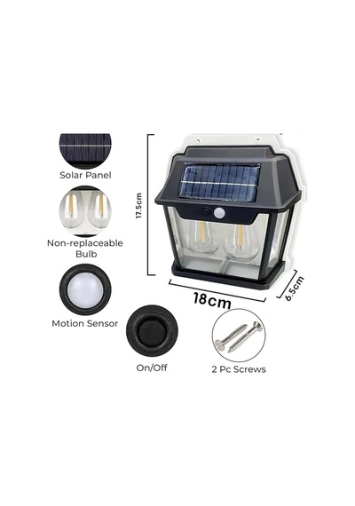 Solar Outdoor Lamba Çok Renkli-9221