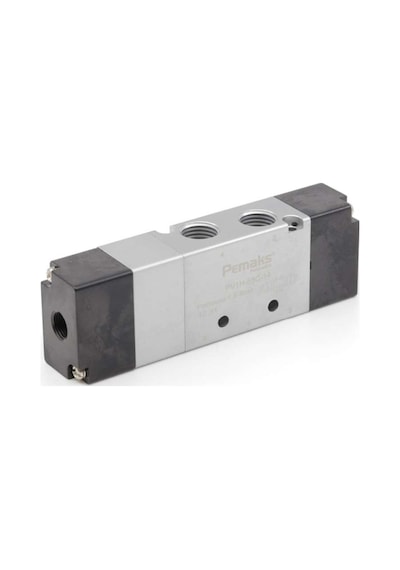 Pemaks Pv1h Serisi 5/3-1/8 Hava - Hava Kapalı Merkez Solenoid Valf