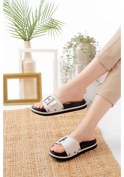 N Moda Kadın Yüksek Taban Günlük Terlik Plaj Deniz Tatil Hastane Balkon Yazlık Kullanıma Uygun Hafif Rahat Model Beyaz N Moda Kadın Yüksek Taban Günlük Terlik Plaj Deniz Tatil Hastane Balkon Yazlık Kullanıma Uygun Hafif Rahat Model Beyaz