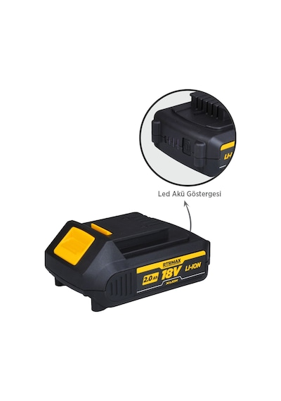 RTRMAX RTX1802 X-Lion Akü Yedek Batarya 2.0 Ah