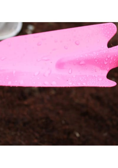 Metal Bahçe Küreği Pembe Renk 27 M