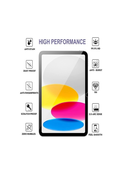 Apple Uyumlu iPad  2022 10.9 10.nesil Fuchsia Cam Ekran Koruyucu