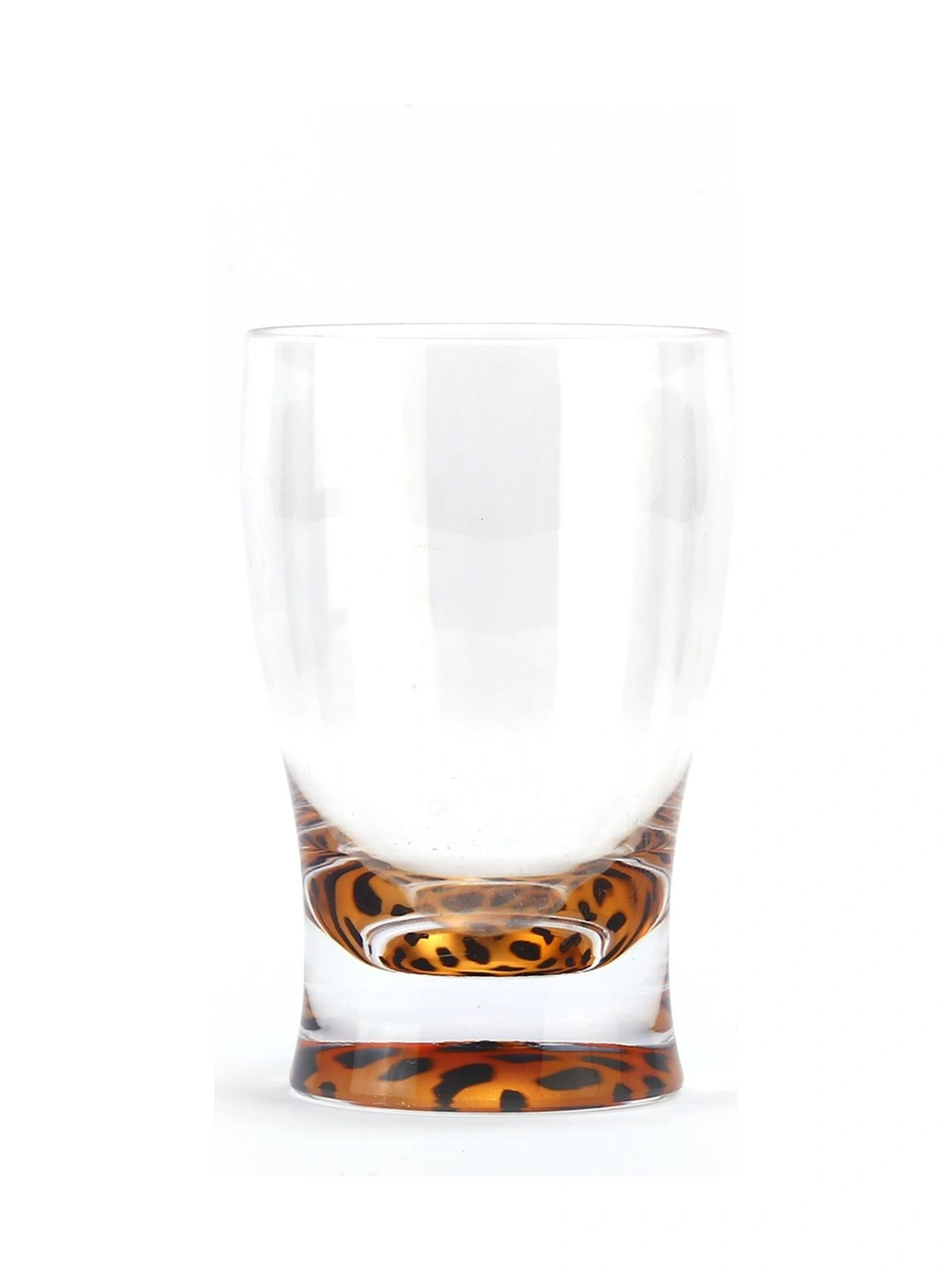2 Adet Diş Fırçalık Macun Kabı Leopar Akrilik 6x6x11cm 270ml Banyo Seti Çok Renkli