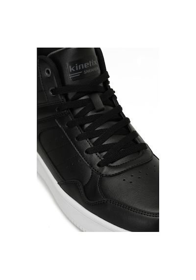 Kinetix Lowner Pu Hı 5pr Siyah Erkek High Sneaker Siyah-k Grı