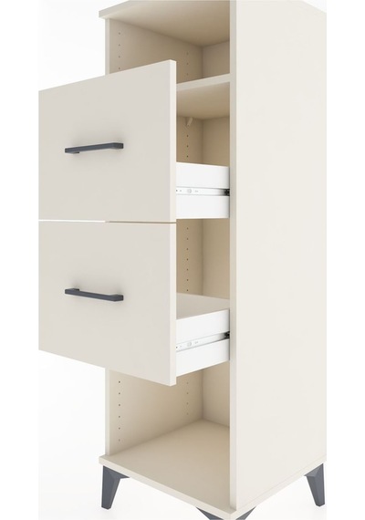 Hyperion Dolap Tek Raflı 2 Çekmeceli 44x44x134 Aytaşı-aytaşı Aytaşı