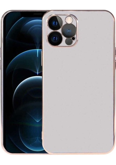 Apple Uyumlu iPhone 12 Pro Max Kılıf Zore Viyana Kapak Gümüş