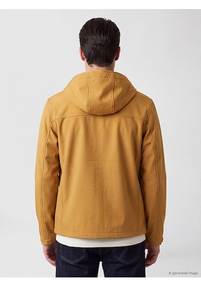 Lcwaıkıkı Classic Sarı Regular Fit Kapüşonlu Erkek Ceket