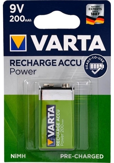 VARTA 9 VOLT 200 MAH ŞARJLI PİL