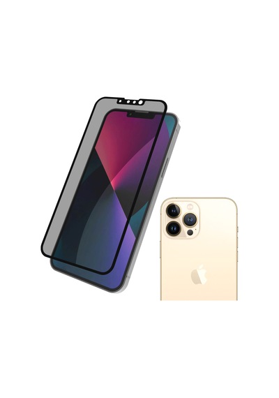 Apple Uyumlu   iPhone 13 Pro Max Hayalet Privacy Gizli Seramik Nano Ekran Koruyucu Siyah