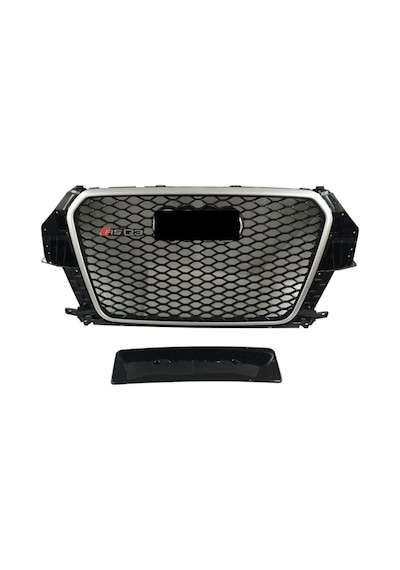 Audi Q3 Rsq3 Ön Panjur Komple 2012 / 2015 Krom Siyah