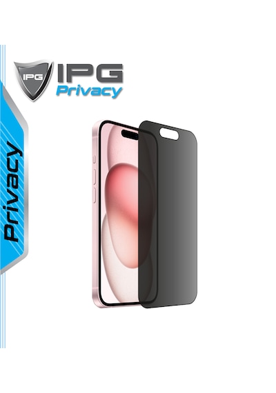 Apple Uyumlu iPhone 15 Ipg Privacy, Hayalet Ekran Koruma Gizlilik Filtr