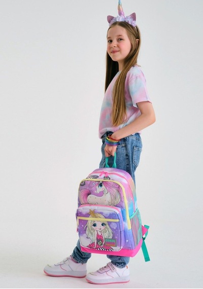 Coral High Su Yeşili Unicorn Okul Sırt Ve Beslenme Çantası Seti