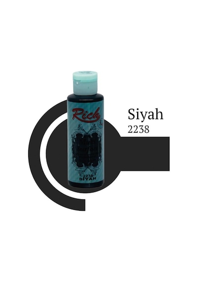 Rich Multi Surface 2238 Siyah Akrilik Boya 120 Cc