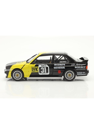 1:18 Ölçek 1988 Bmw M3 E30 Dtm 31 Diecast Metal Minyatür Model Araba 25cm